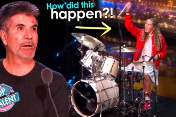 Sweet 12-Year-Old Schoolgirl Stuns Judges With Unexpected Rock Drum Solo